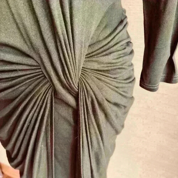 NWT! The Vanity Room Ruched Asymmetrical Dress - Picture 9 of 9